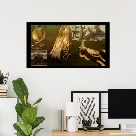 Bonnie & Clyde Poster (Heimbüro)