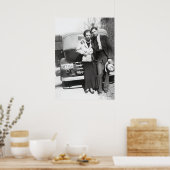 BONNIE & CLYDE - TEXAS OUTLAWS 1933 POSTER (Küche)