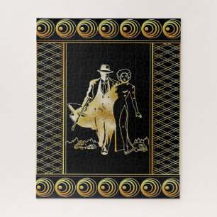 Bonnie & Cylde Art Deco 520 Teile Puzzle