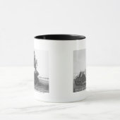 Bonnie-Grau, das ihr Pferd springt Tasse (Zentrum)