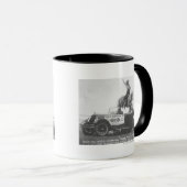 Bonnie-Grau, das ihr Pferd springt Tasse (VorderseiteRechts)