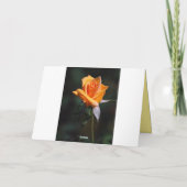 Bonnie Happy Birthday Gelbe Rose mit Honigbienen Karte (Rückseite)