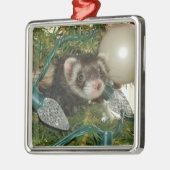 Bonnie in der Baum-Weihnachtsverzierung Ornament Aus Metall (Links)