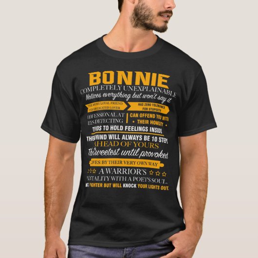 Bonnie ist völlig unerklärlich T-Shirt (Vorderseite)