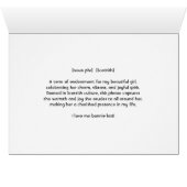 Bonnie Lass Ma One und Nur Blume und Herz (Innenansicht Horizontal (Unten))