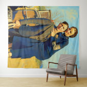 Bonnie Parker Clyde Barrow 1933 Imitate Malerei Wandteppich (Beispiel (Horizontal))