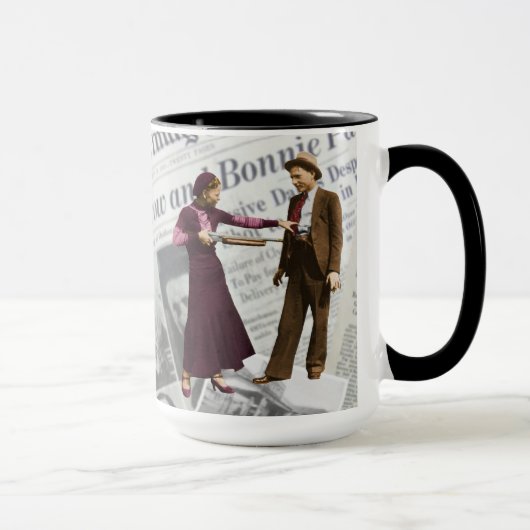 Bonnie Parker u. Clyde-Karren Tasse (Rechts)