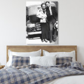 Bonnie Parker und Clyde Barrow 1933 Leinwanddruck (Insitu (Schlafzimmer))