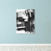 Bonnie Parker und Clyde Barrow 1933 Leinwanddruck (Insitu (Holzboden))