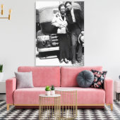 Bonnie Parker und Clyde Barrow 1933 Leinwanddruck (Insitu (Wohnzimmer))