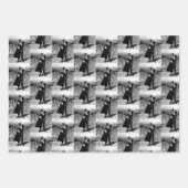 Bonnie Parker und Clyde Barrow Kissing 1933 Geschenkpapier Set (Vorderseite)