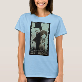 Bonnie-Parks--- Damenbaby - mittleres Schwarzes T-Shirt