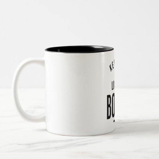 Bonnie Personalisiert Name Zweifarbige Tasse (Links)
