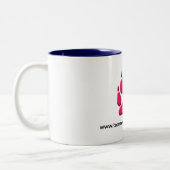 Bonnie Rose Leigh, Zwei-Ton Blau-Tasse Zweifarbige Tasse (Links)