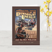 Bonnie Scarlet & Sky Pirates Grußkarte Karte (Gelbe Blume)