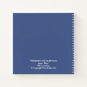 Bonnie Scotland Edinburgh Castle hübsche Kunst Notizblock (Rückseite)