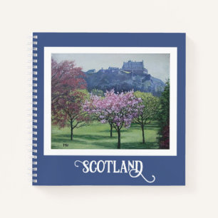 Bonnie Scotland Edinburgh Castle hübsche Kunst Notizblock