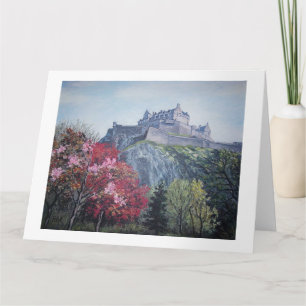 Bonnie Scotland Edinburgh Castle Karte