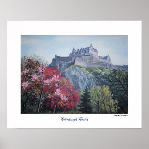 Bonnie Scotland Edinburgh Castle Schottland Kunst Poster