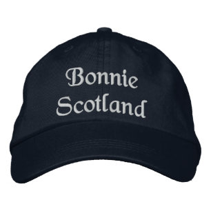 Bonnie Scotland hat - ein hochwertiges schottische Bestickte Kappe