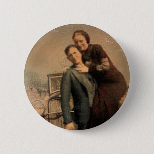 Bonnie u. Clyde Button (Vorderseite)