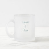 Bonnie u. Clyde Mattglastasse (Links)