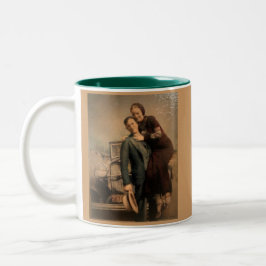 Bonnie u. Clyde Zweifarbige Tasse