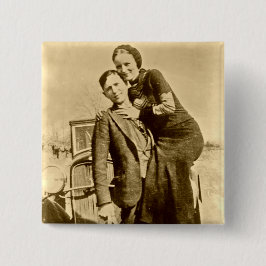 Bonnie und Clyde - die Karren-Gruppe Button