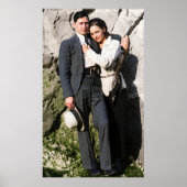 Bonnie und Clyde Embrace 1933 überarbeitet Poster (Vorne)