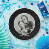Bonnie und Clyde Pappteller (Party)