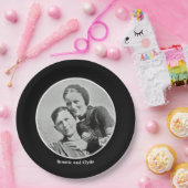 Bonnie und Clyde Pappteller (Party)