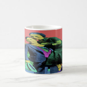 Bonnie und Clyde Pop Art Kaffeetasse
