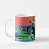Bonnie und Clyde Pop Art Kaffeetasse (Links)