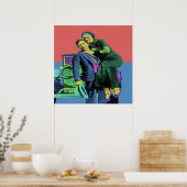 Bonnie und Clyde Pop Art Poster (Küche)