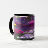 Bonnie's Morning Tea Personalisiert anpassbar Tasse (Vorderseite Links)