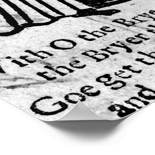 Bonny Bonny Brier Poster (Ecke)