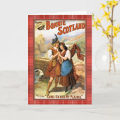 Bonny Schottland Karte (Gelbe Blume)