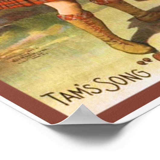 Bonny Scotland Poster (Ecke)