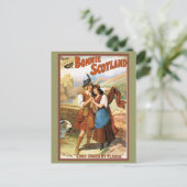 Bonny Scotland Postkarte (Stehend Vorderseite)