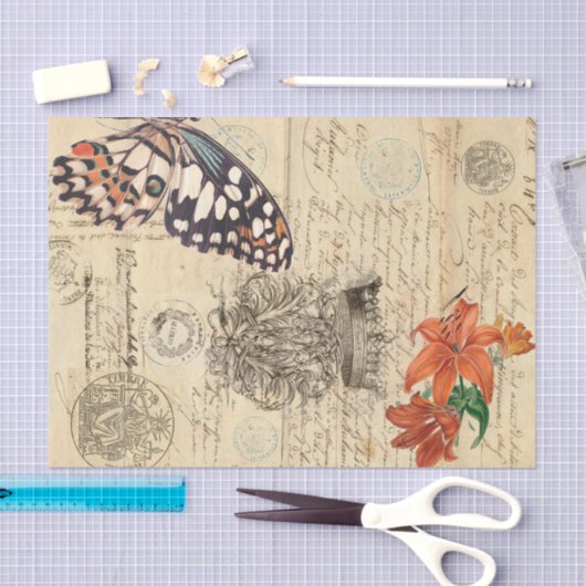 Bono Schmetterling Decoupage Seidenpapier (Handwerk)