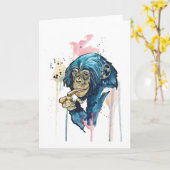 Bonobo Karte (Gelbe Blume)