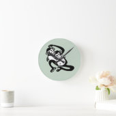 BONOBO - Schimpanse - Erhaltung - Afrika Runde Wanduhr (Zuhause)