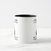 Bonobo-Tasse Lustiger denkender Affe Tasse (Zentrum)