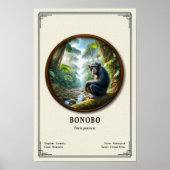 Bonobo-Zoologie-Serie Poster (Vorne)