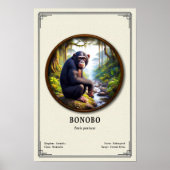 Bonobo-Zoologie-Serie Poster (Vorne)