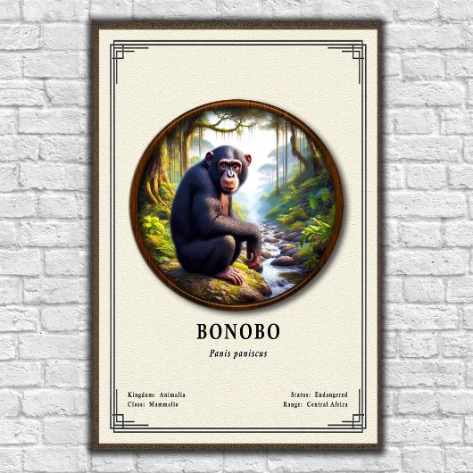 Bonobo Zoology Series Poster