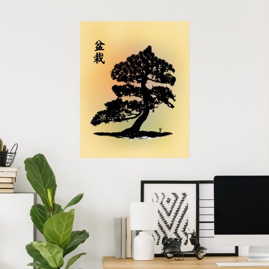 Bonsai 02 Poster (Heimbüro)