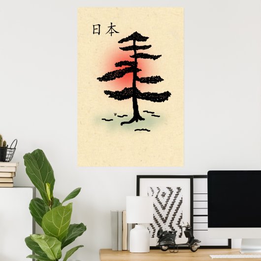 Bonsai 05 Poster (Heimbüro)