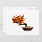 Bonsai 2 postkarte (Vorne/Hinten)