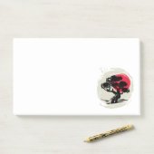 Bonsai Art Japanese Sunset Post-it Klebezettel (Auf Schreibtisch)